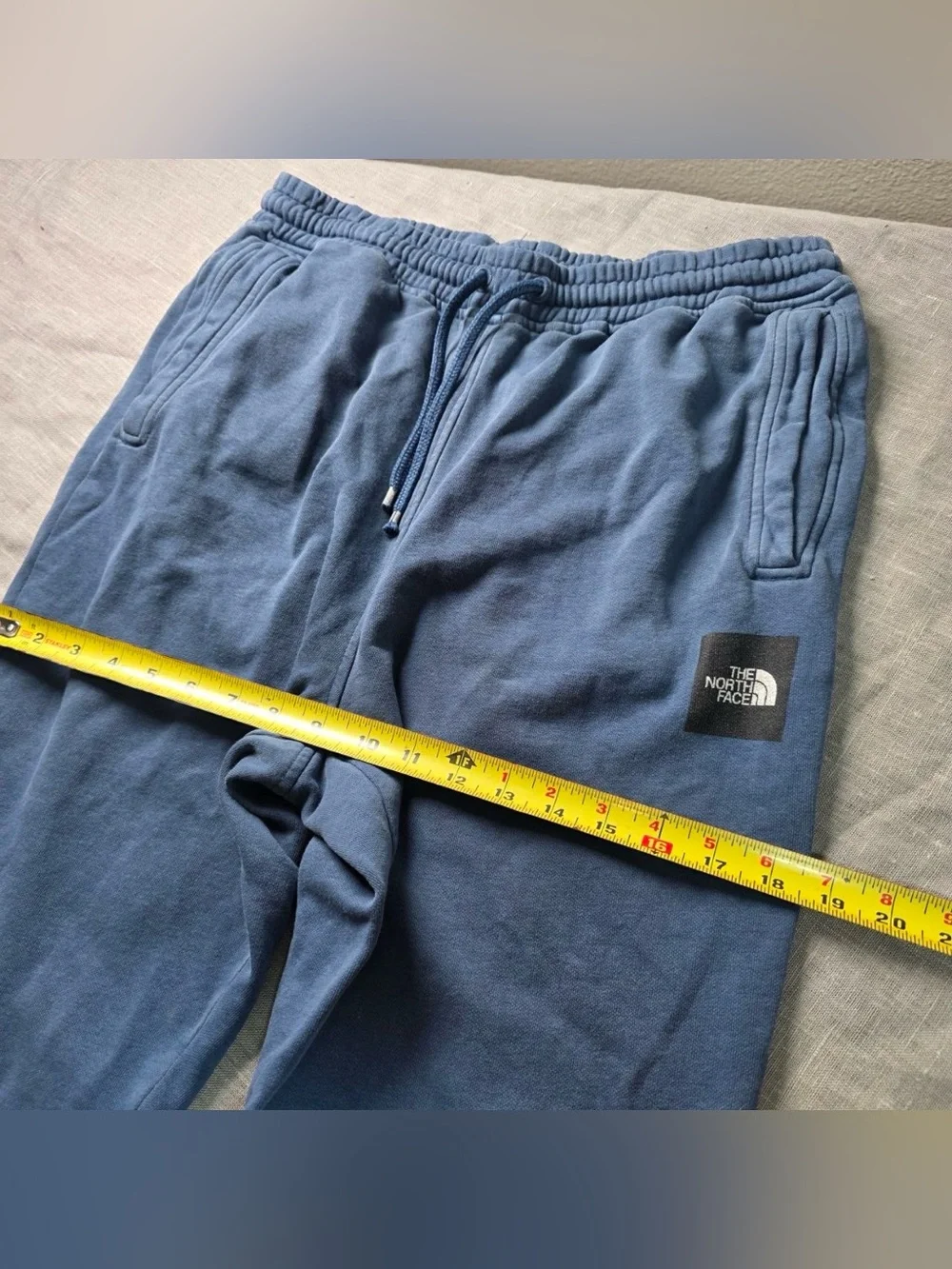 The North Face Sweatpants Mens Size M Medium Blue Joggers Fleece